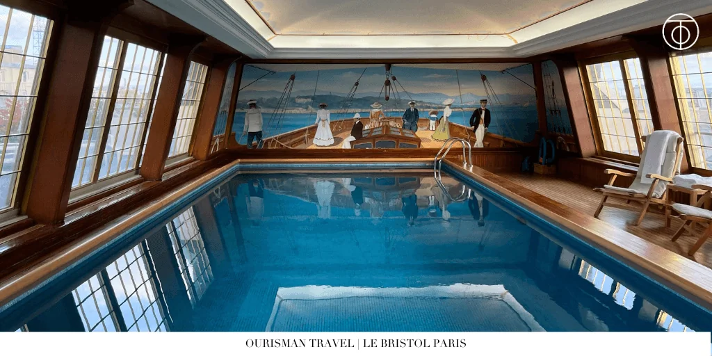 Le Bristol Paris rooftop pool