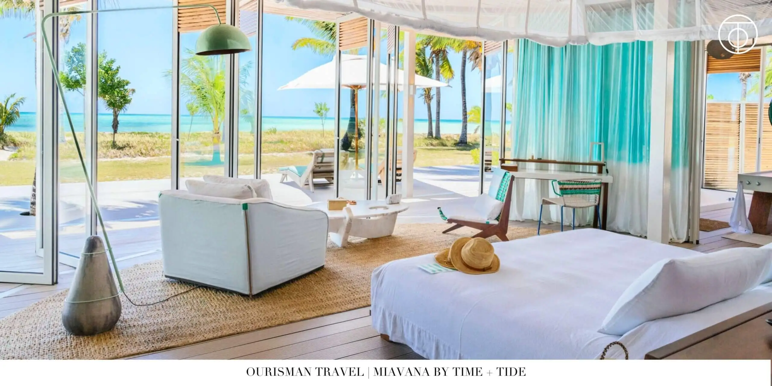 Villa bedroom at Miavana Madagascar