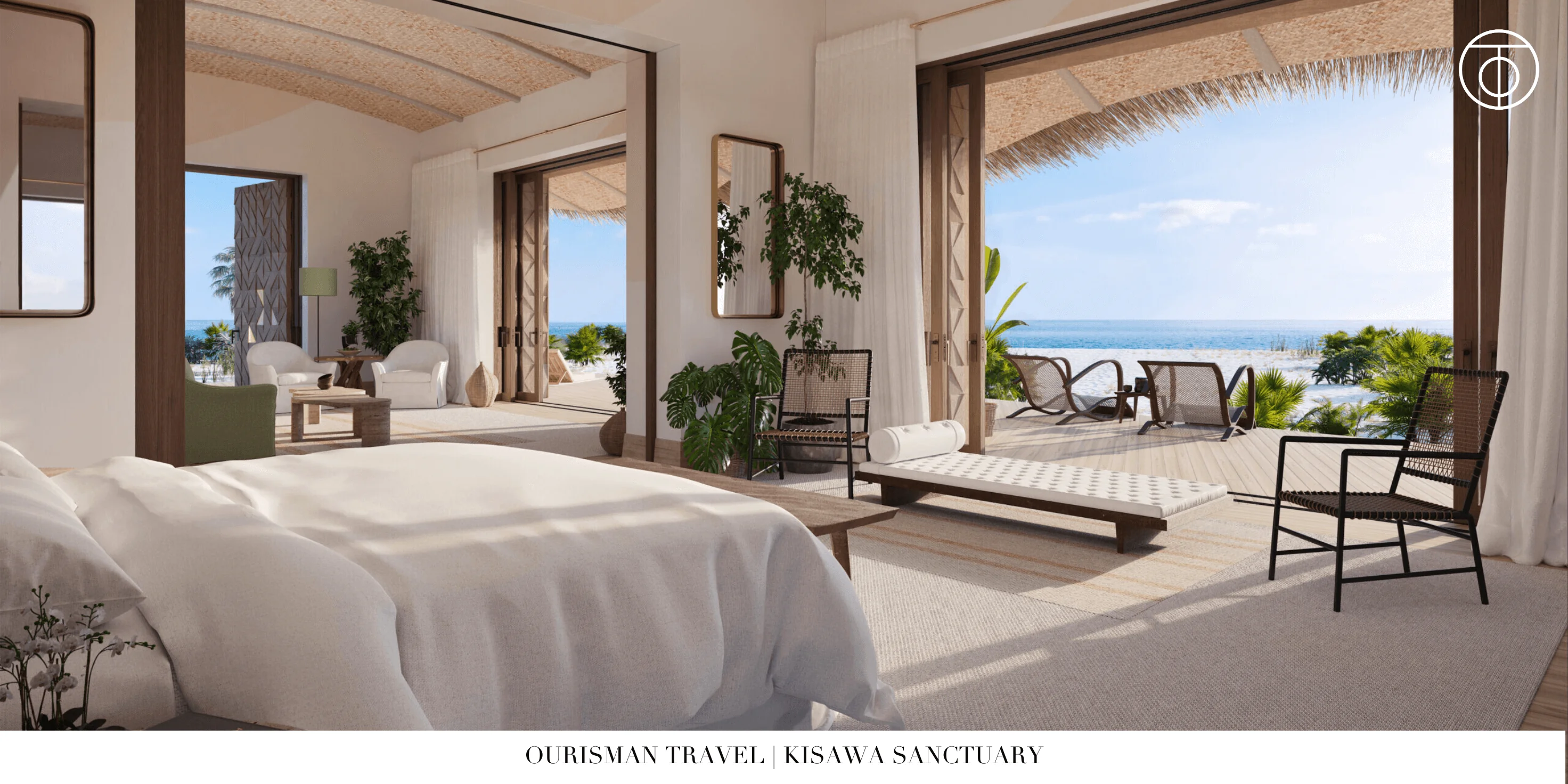 Bedroom at Kisawa Sanctuary Benguerra Island Mozambique