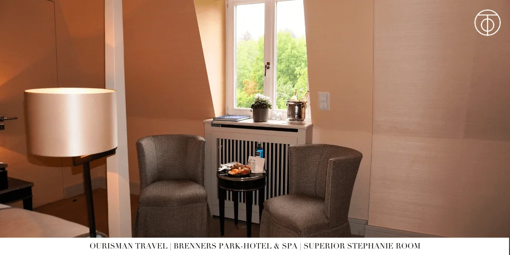Villa Stéphanie room at Brenners Park-Hotel & Spa in Baden-Baden Germany