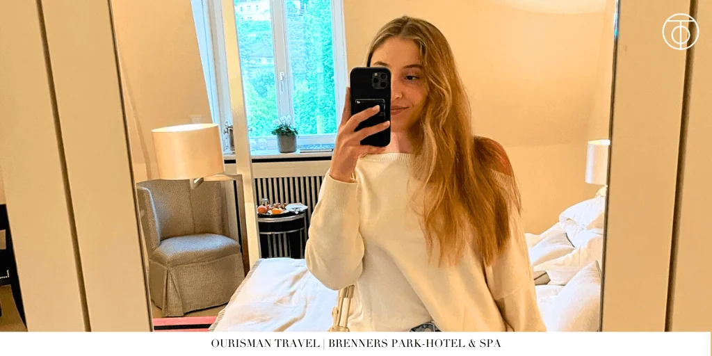 Guest room interior at Brenners Park-Hotel & Spa in Baden-Baden Germany