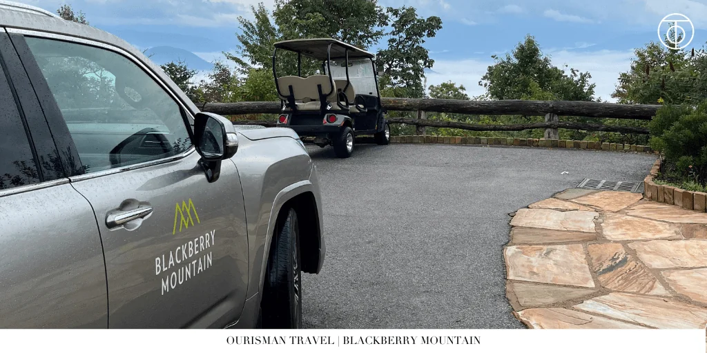 Golf cart at Blackberry Mountain Tennessee