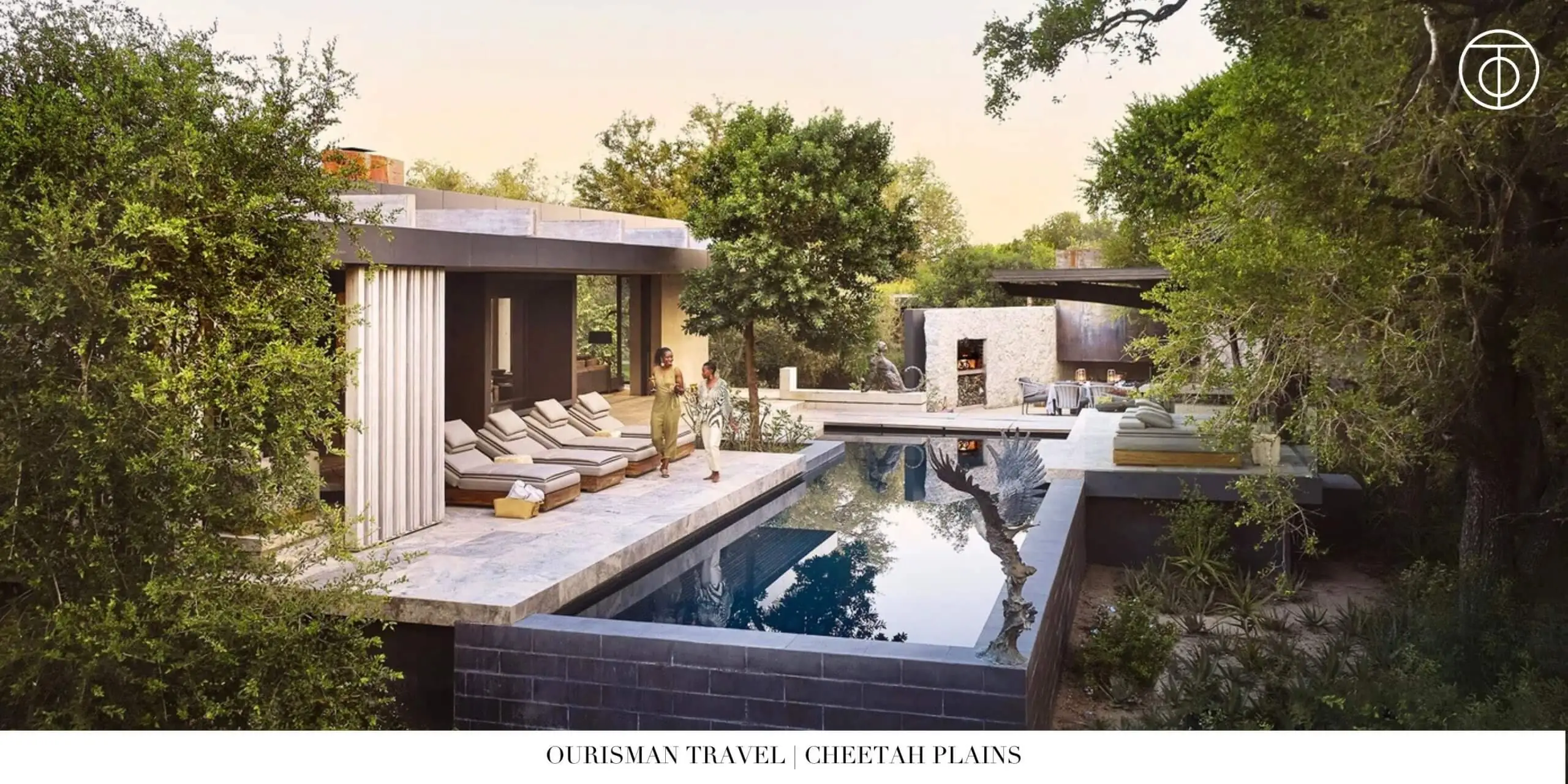 Private villa pool at Cheetah Plains in Sabi Sand South Africa