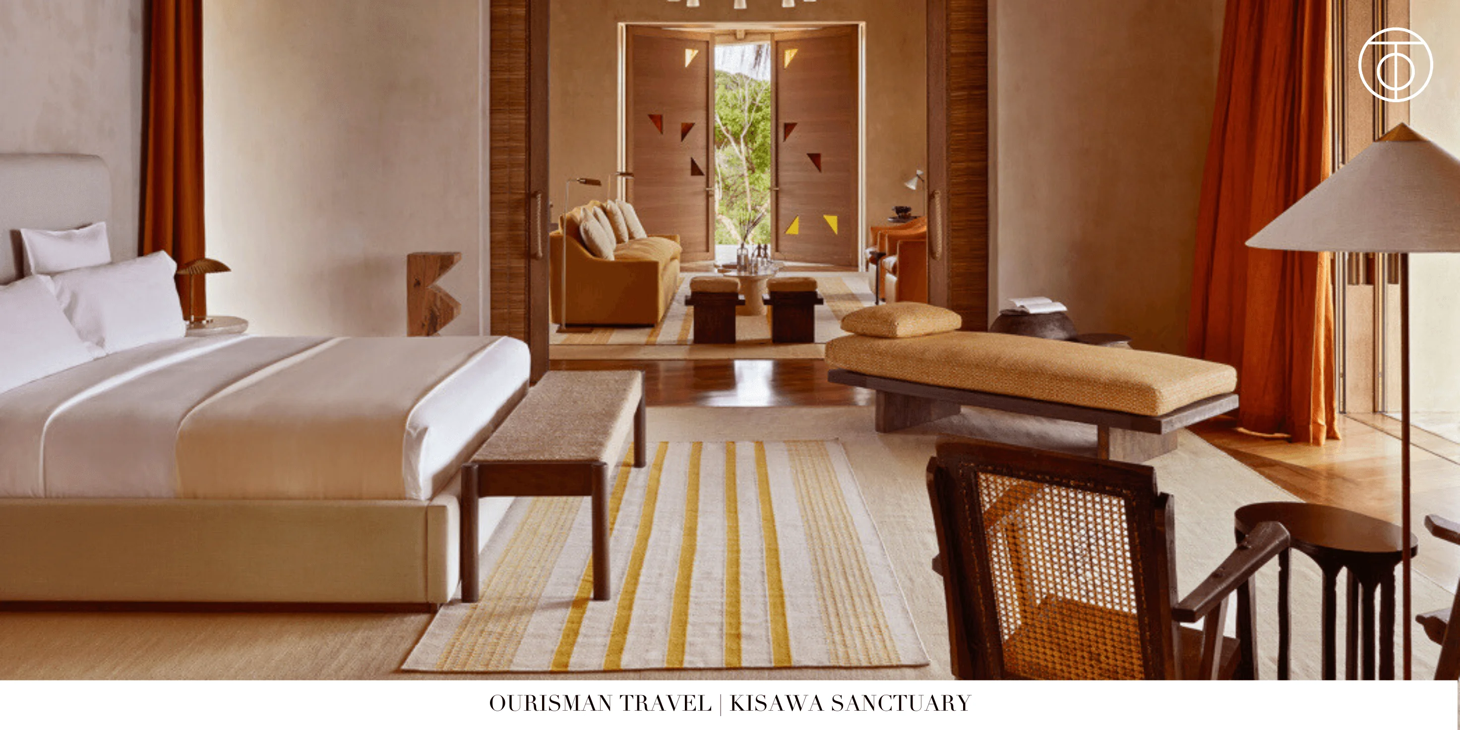 Living area at Kisawa Sanctuary Mozambique