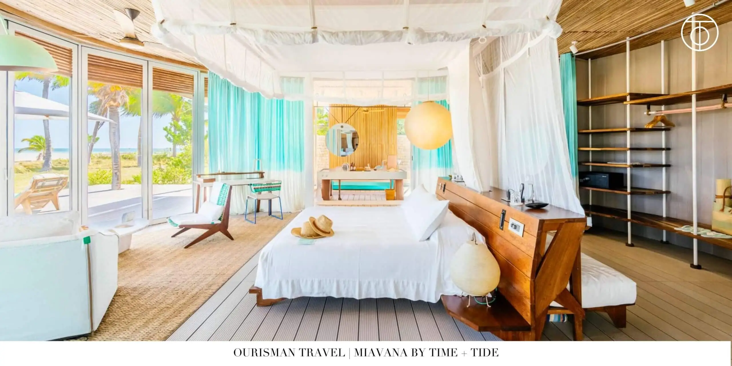 Luxury bedroom at Miavana Madagascar