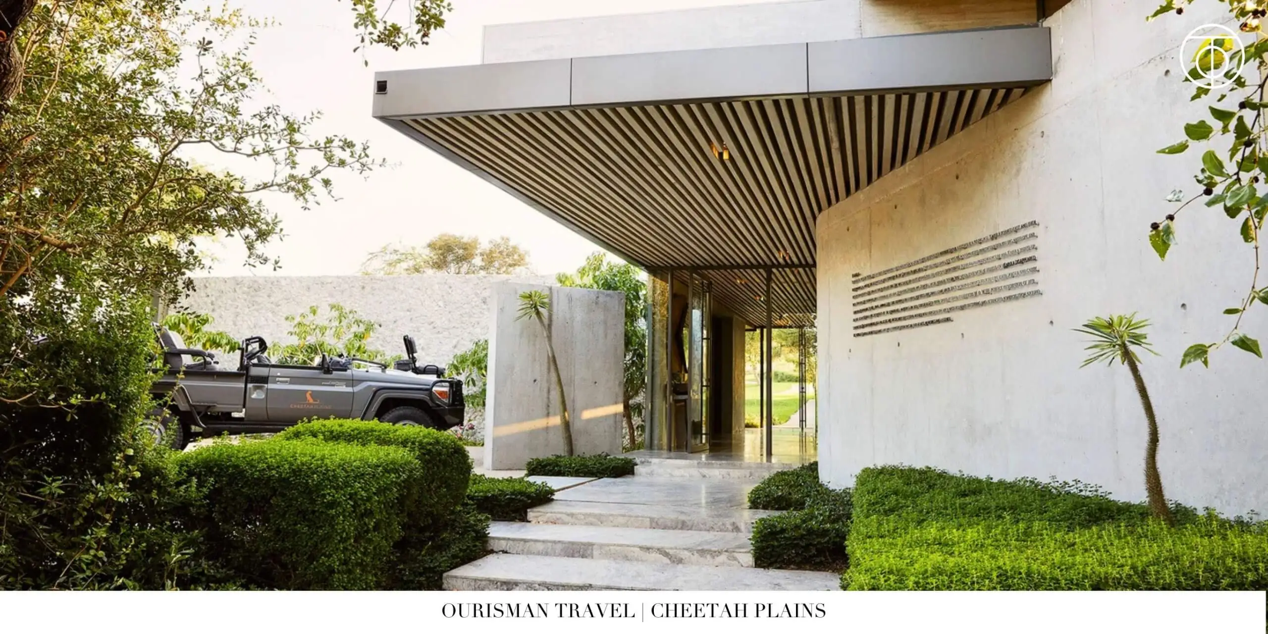 Entrance to Cheetah Plains in Sabi Sand Nature Reserve South Africa