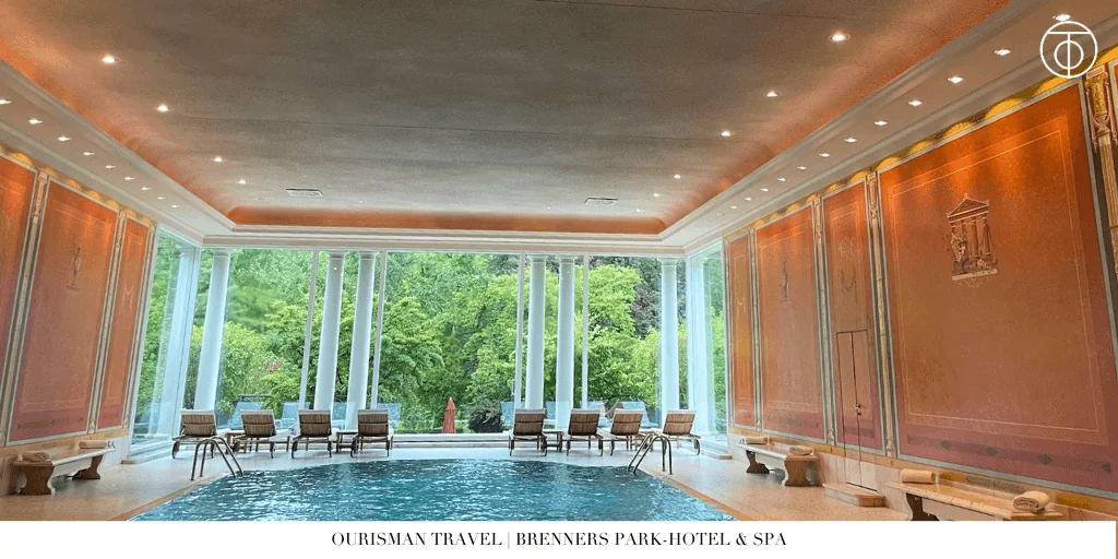 Indoor pool at Brenners Park-Hotel & Spa in Baden-Baden Germany