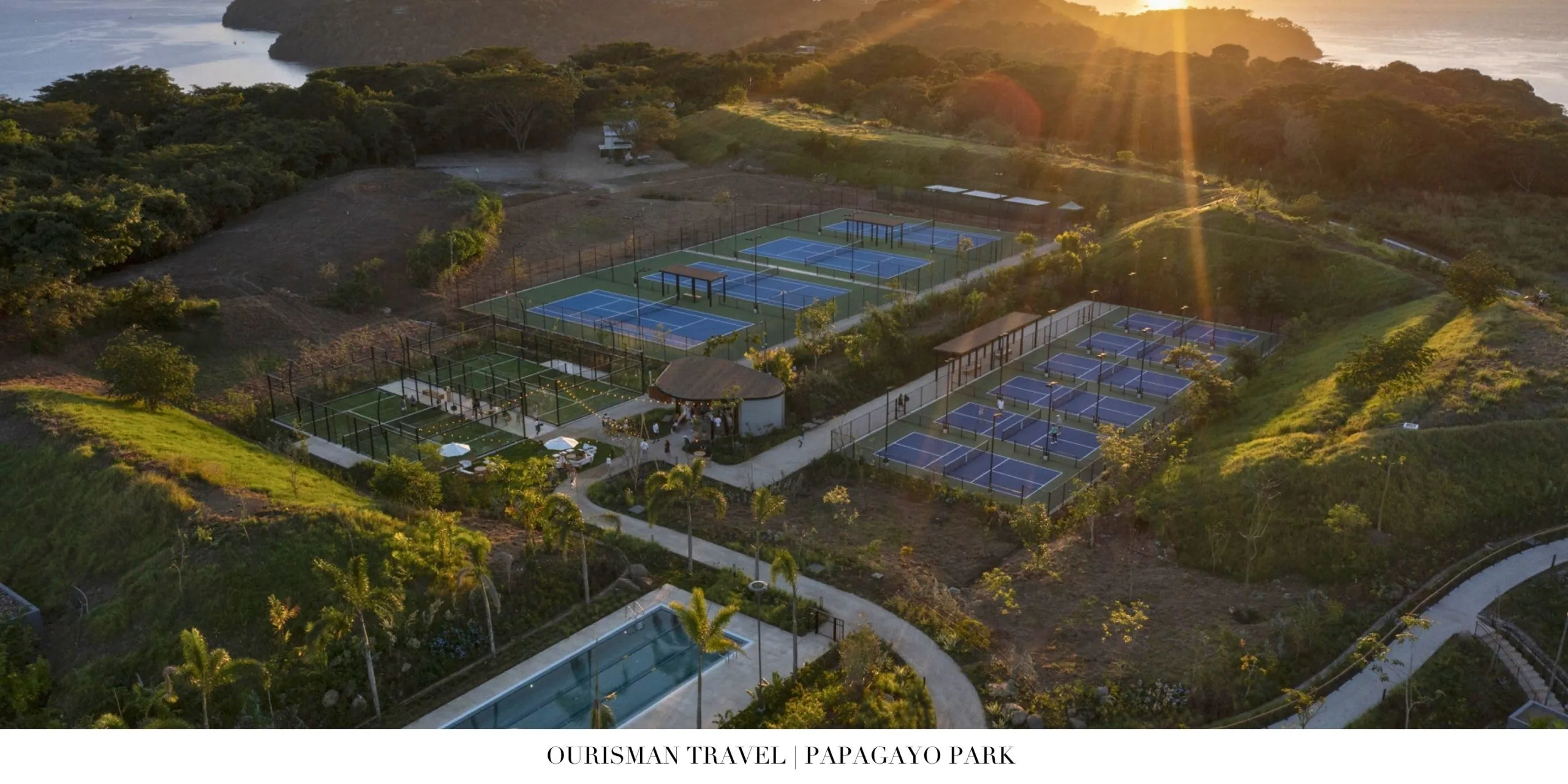 Family-friendly waterpark at Papagayo Park featuring splash zones and resort-style pools