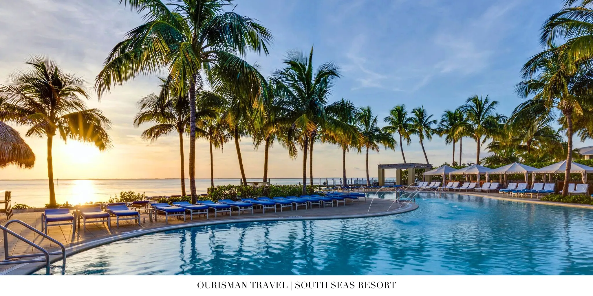 Coastal setting of South Seas Island Resort on Captiva Island, Florida