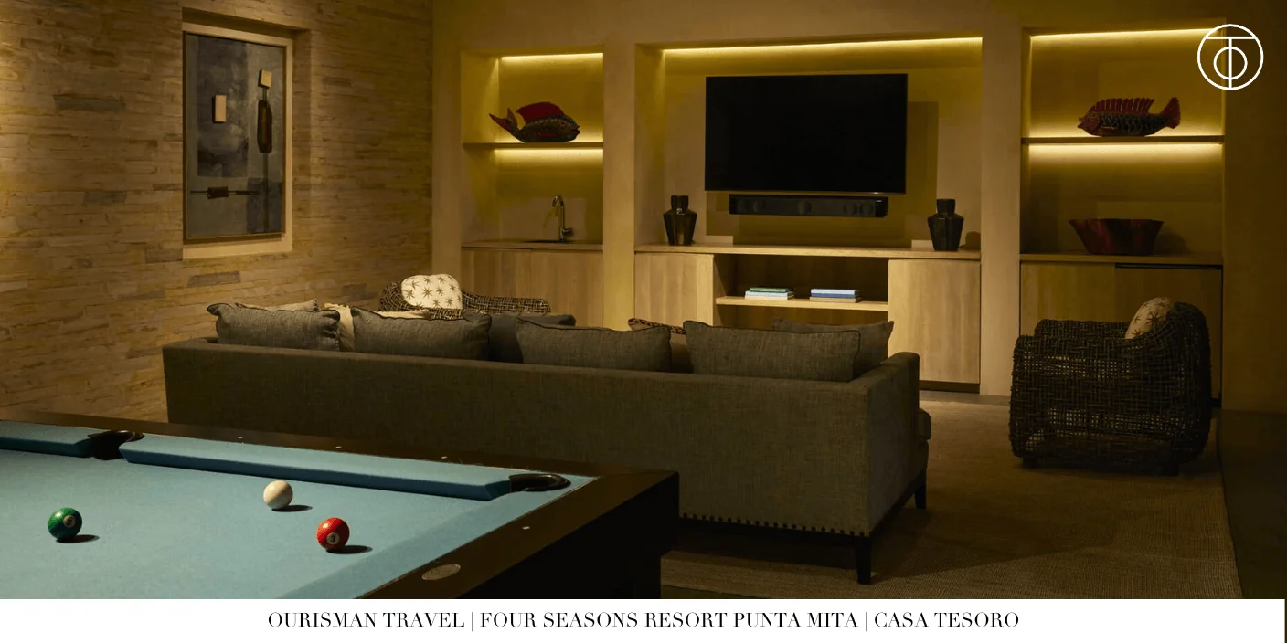 Four Seasons Resort Punta Mita Casa Tesoro pool table