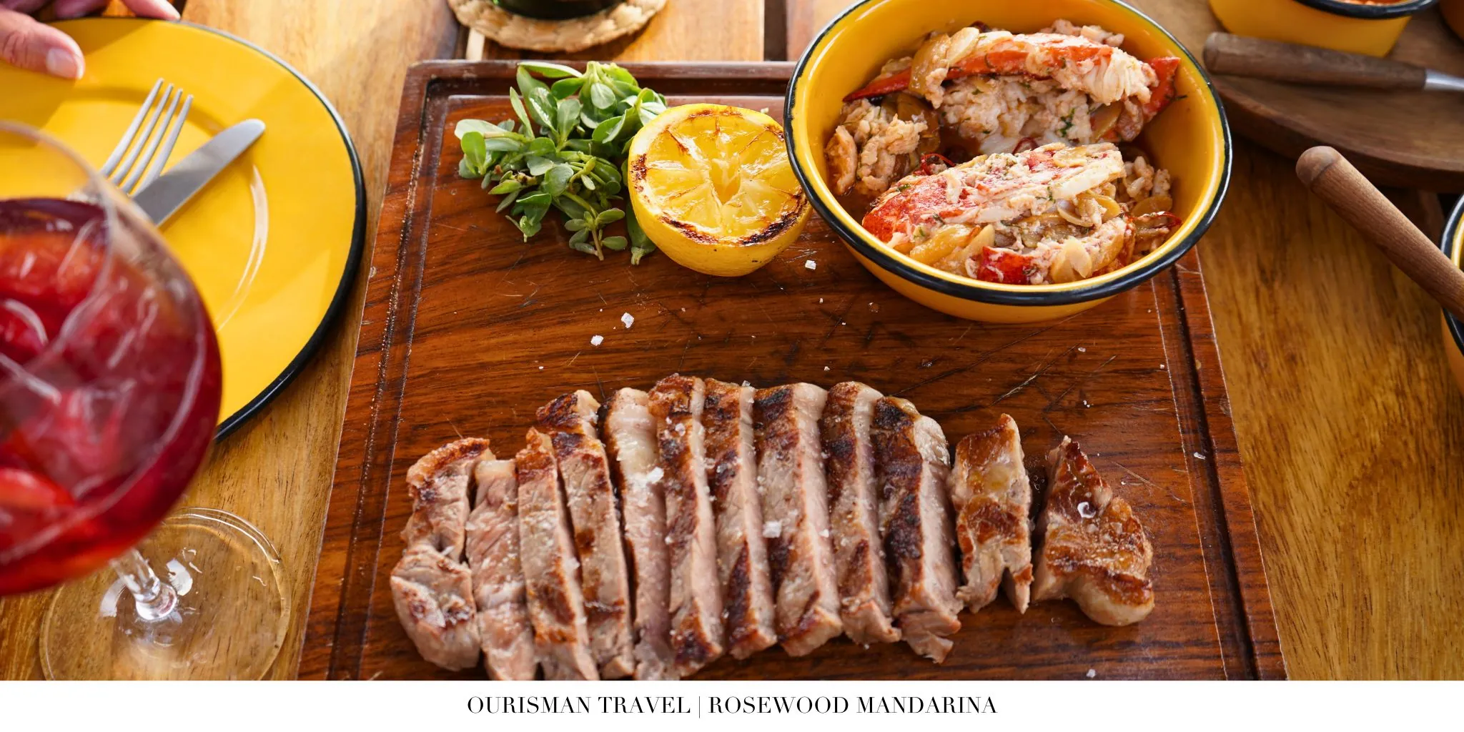Gourmet plating and locally sourced ingredients at Rosewood Mandarina dining venue