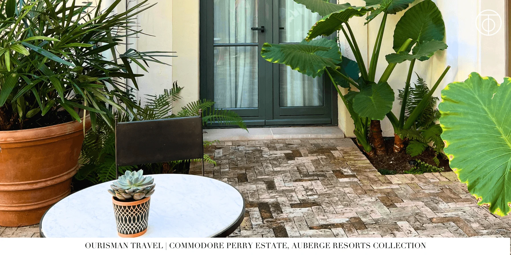 Commodore Perry Estate patio