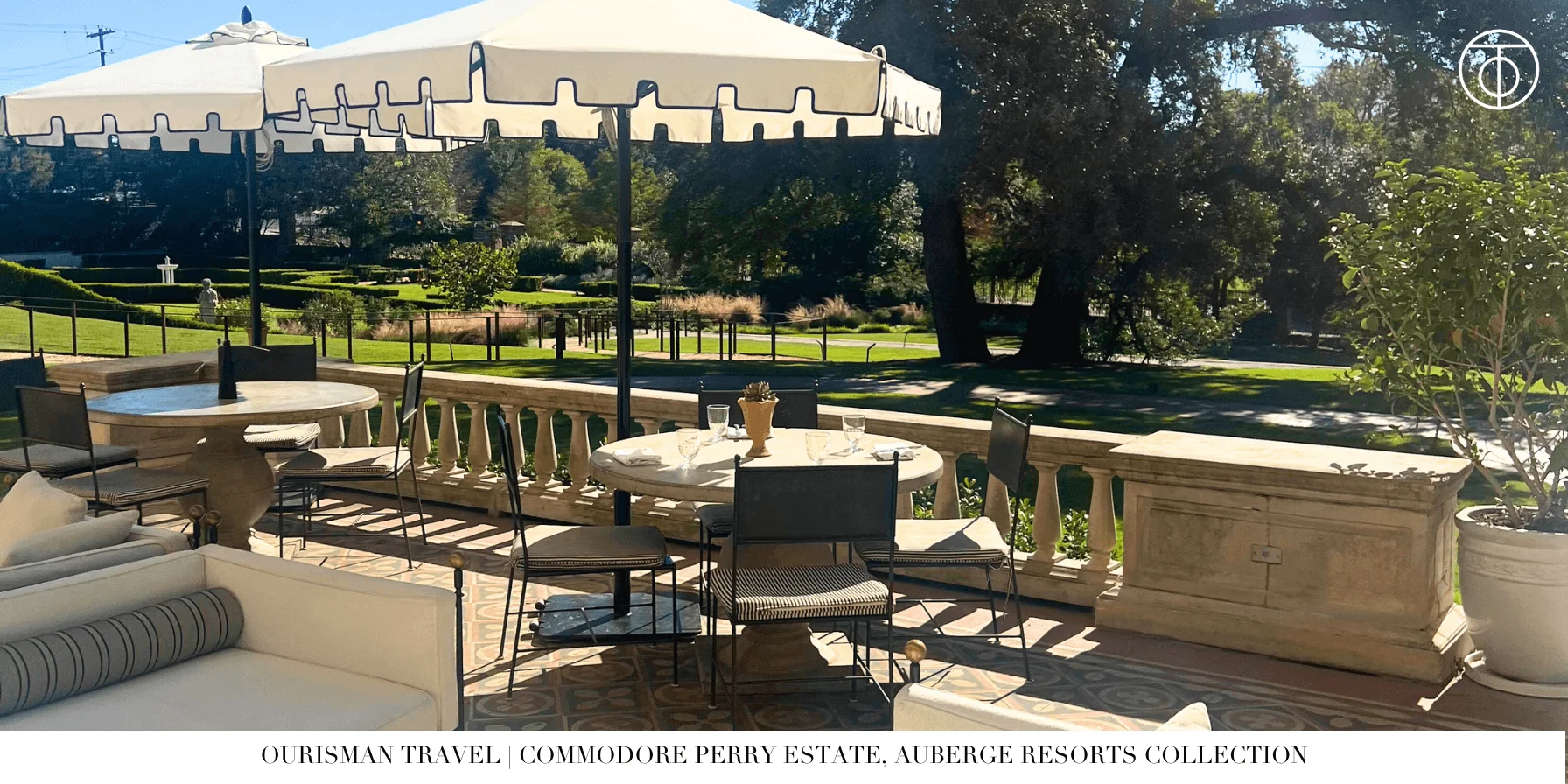 Commodore Perry Estate patio