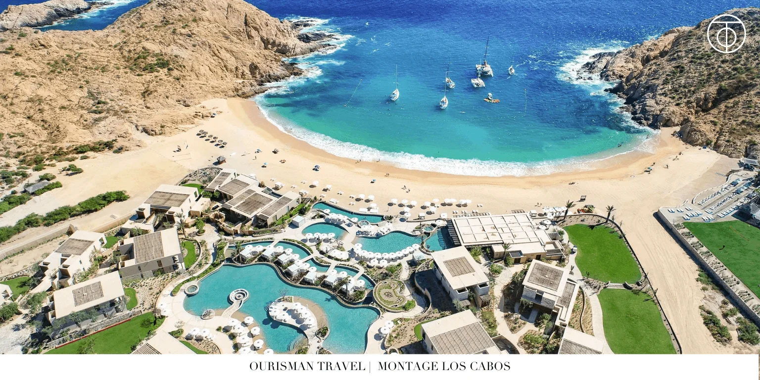 Aerial view of Montage Los Cabos at Santa Maria Bay