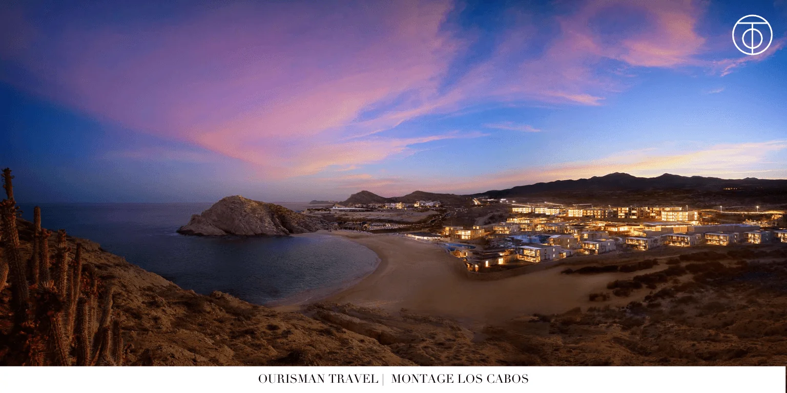 Sunset coastline view at Montage Los Cabos