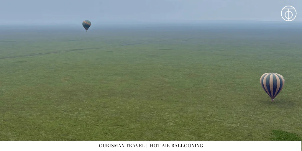 Hot Air Ballooning Over The Serengeti