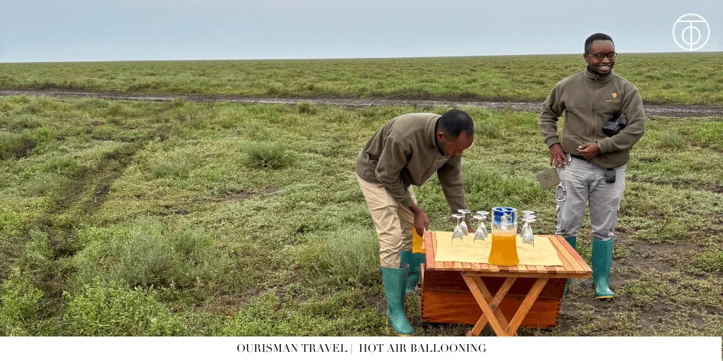 Hot Air Ballooning Over The Serengeti