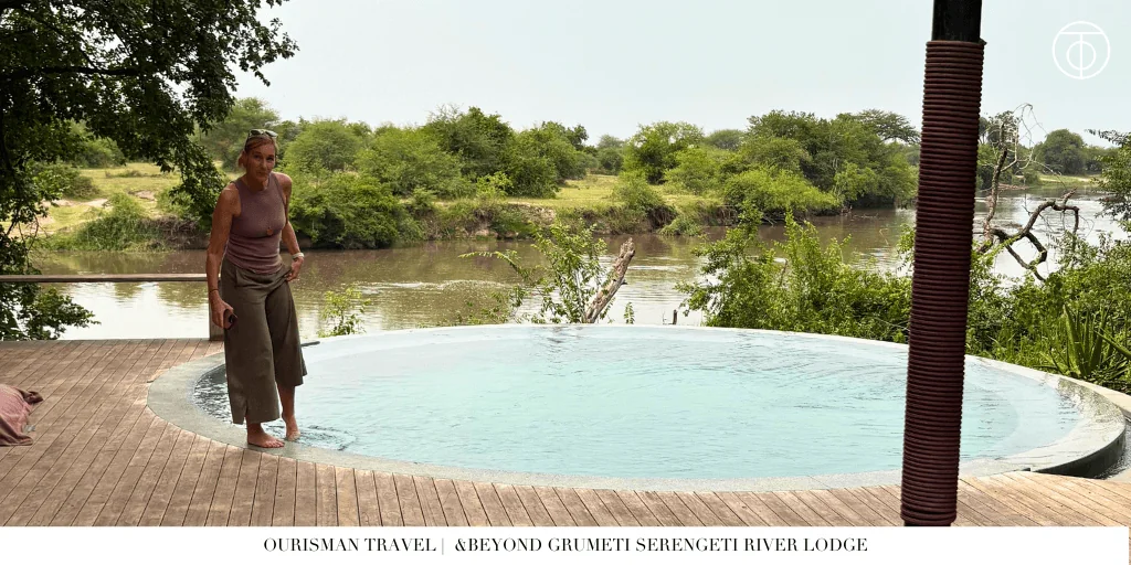 &Beyond Grumeti Serengeti River Lodge pool