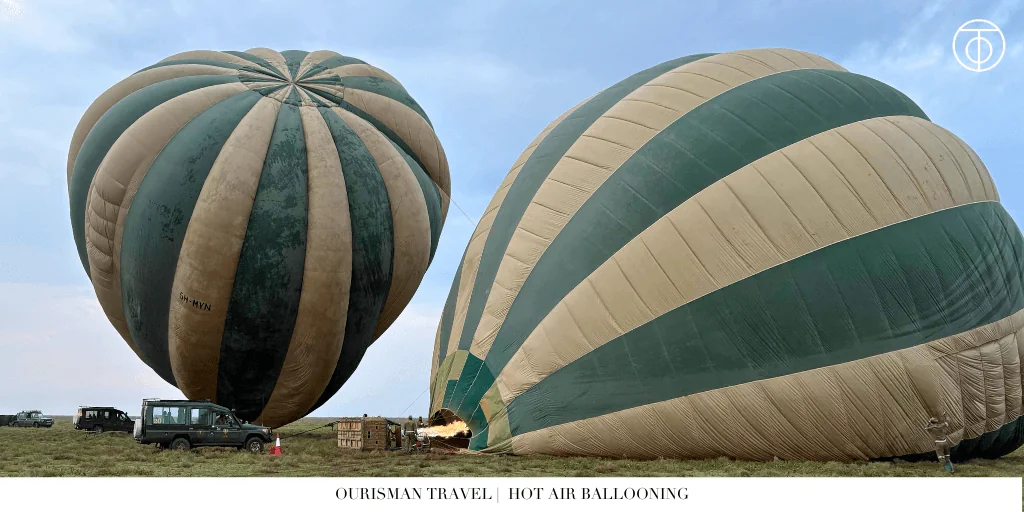 Hot Air Ballooning Over The Serengeti