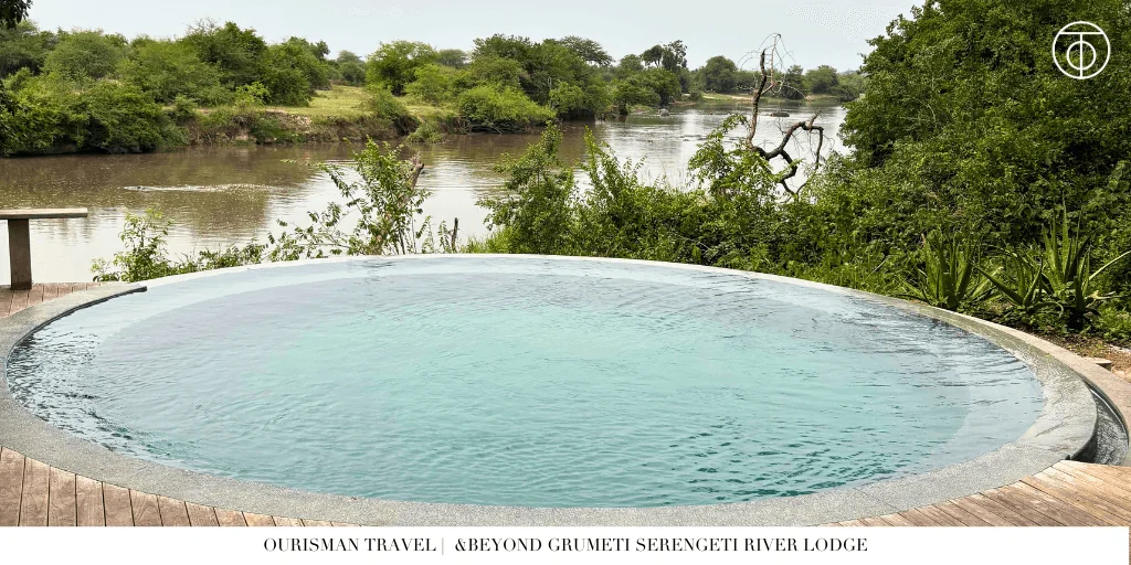 &Beyond Grumeti Serengeti River Lodge pool