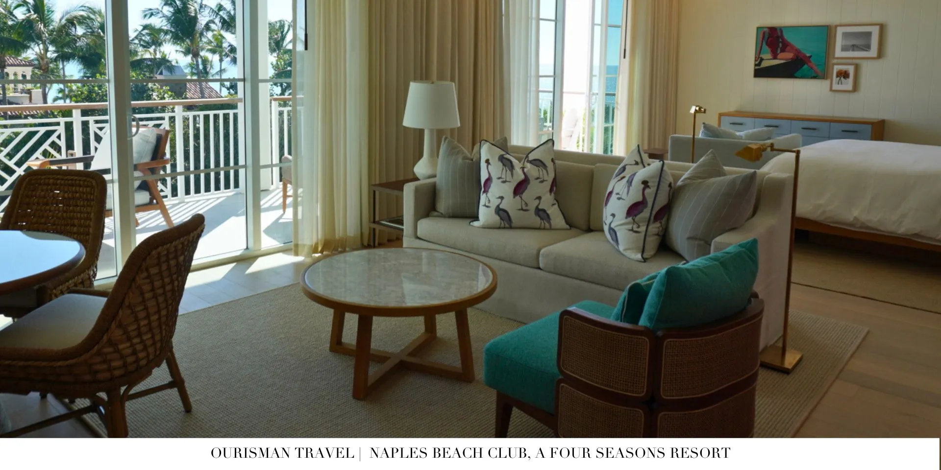 Four Seasons Naples lounge area