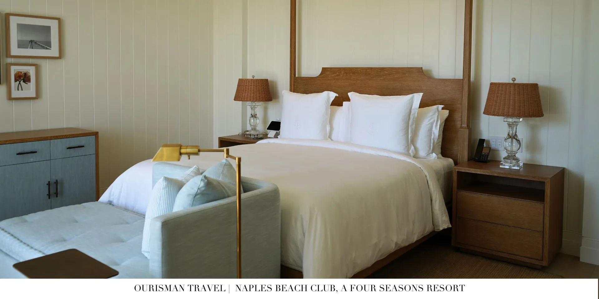 Four Seasons Naples studio suite bed