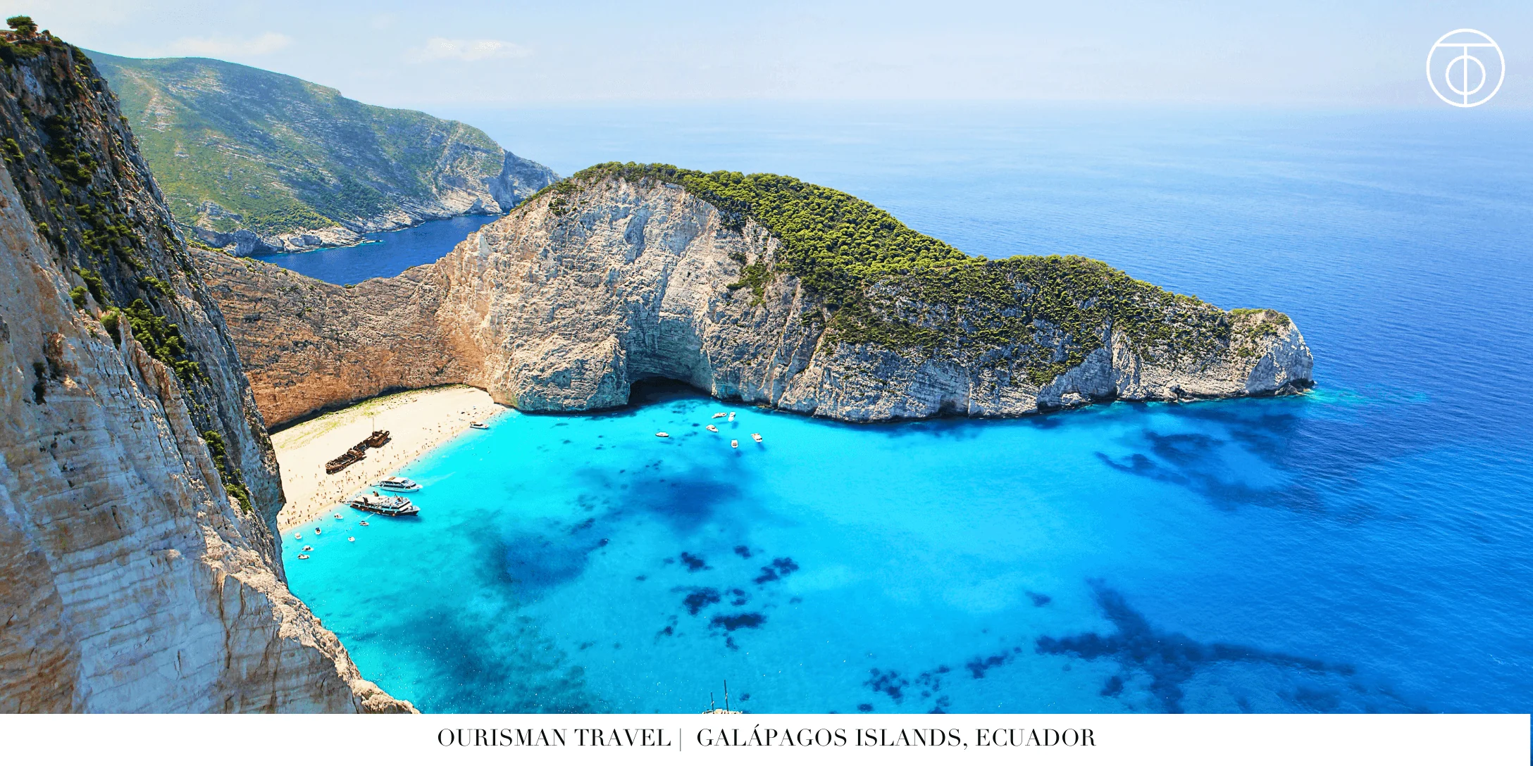 Galápagos Islands arial view