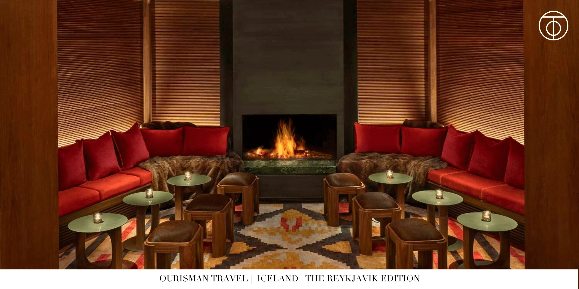 The Reykjavik edition fireplace