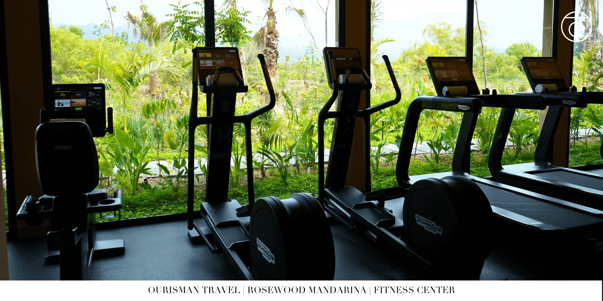 Fitness center at Rosewood Mandarina