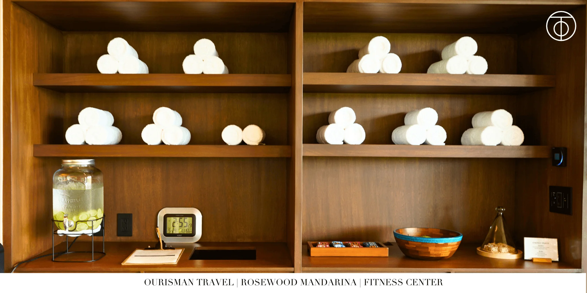 Fitness center at Rosewood Mandarina