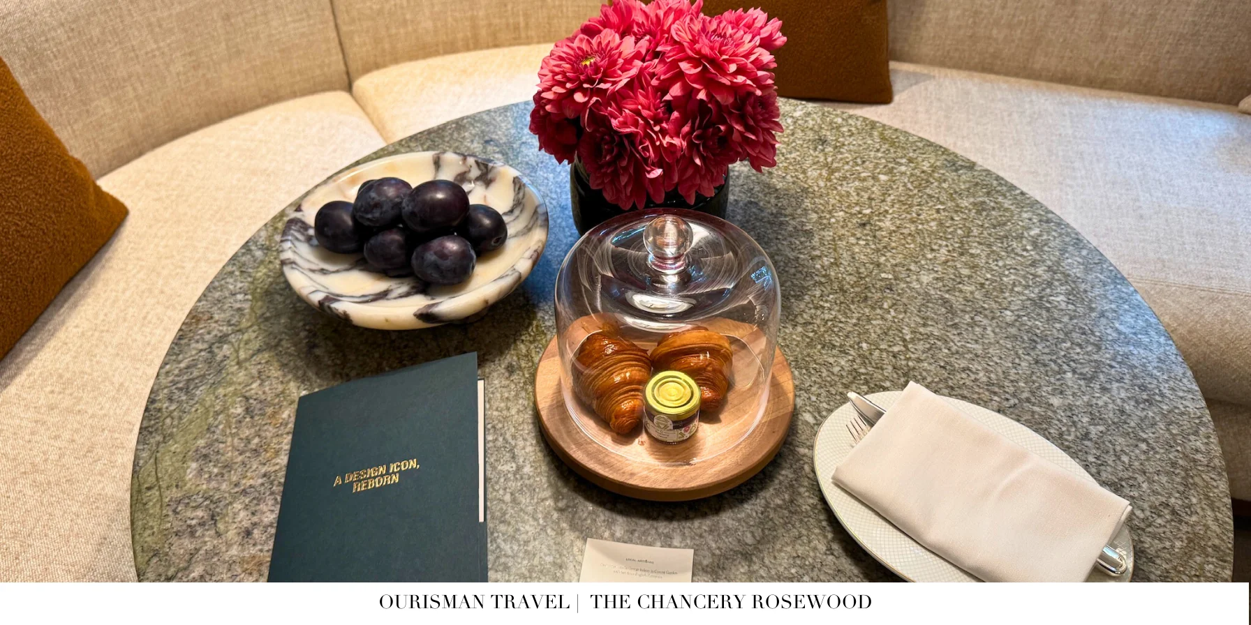 The Chancery Rosewood London welcome amenity