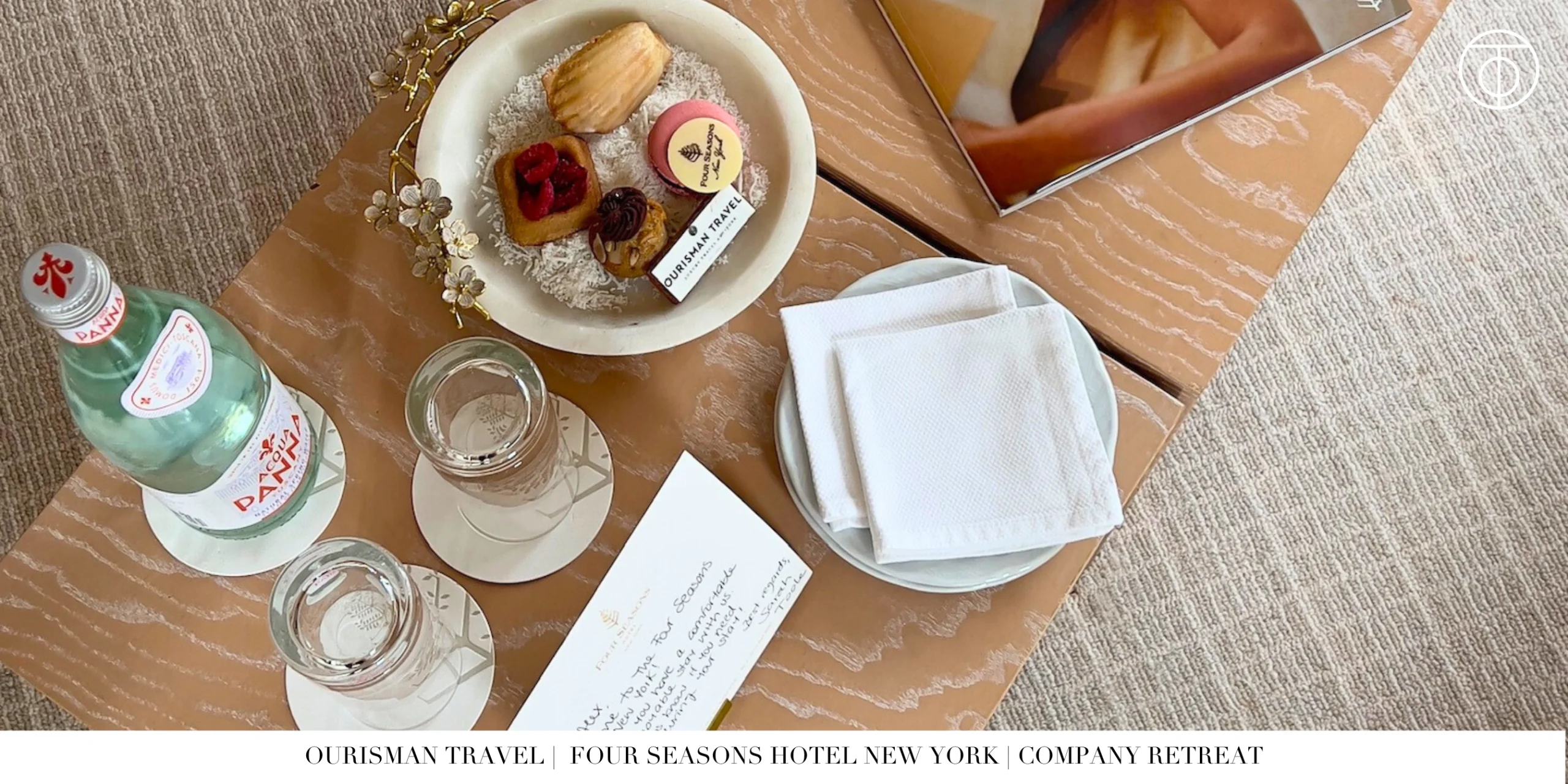 Four Seasons New York Welcome Amenity