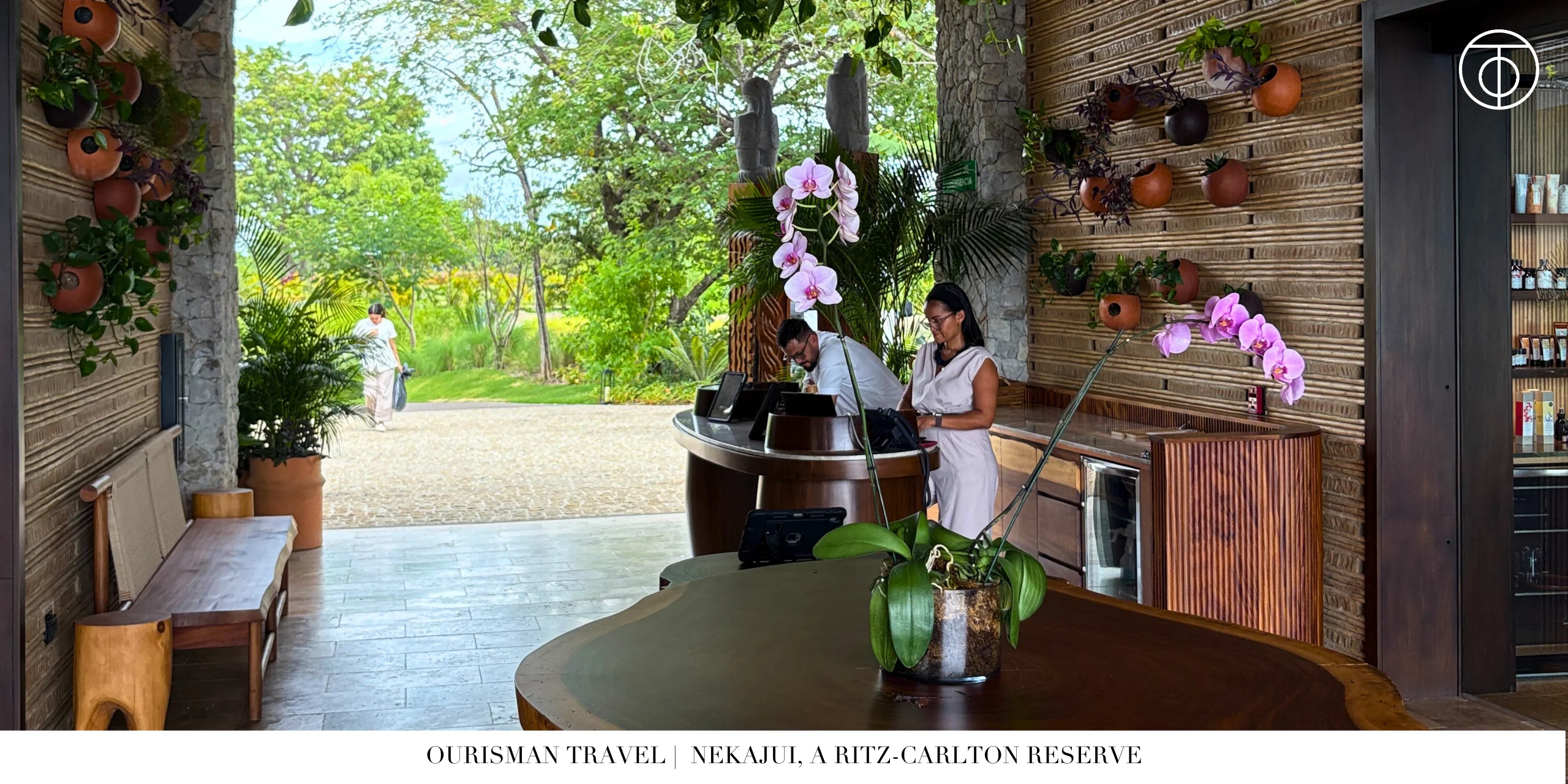 Lobby at Nekajui, a Ritz Carlton Reserve in Costa Rica