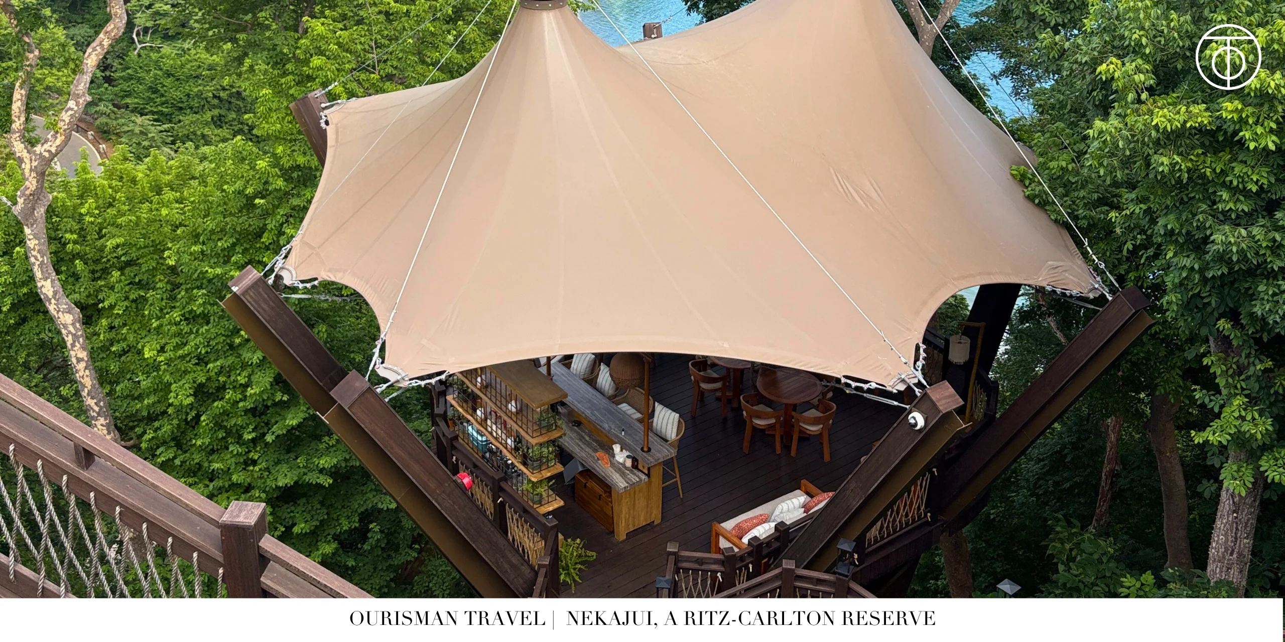 Treehouse Bar at Nekajui, a Ritz Carlton Reserve in Costa Rica