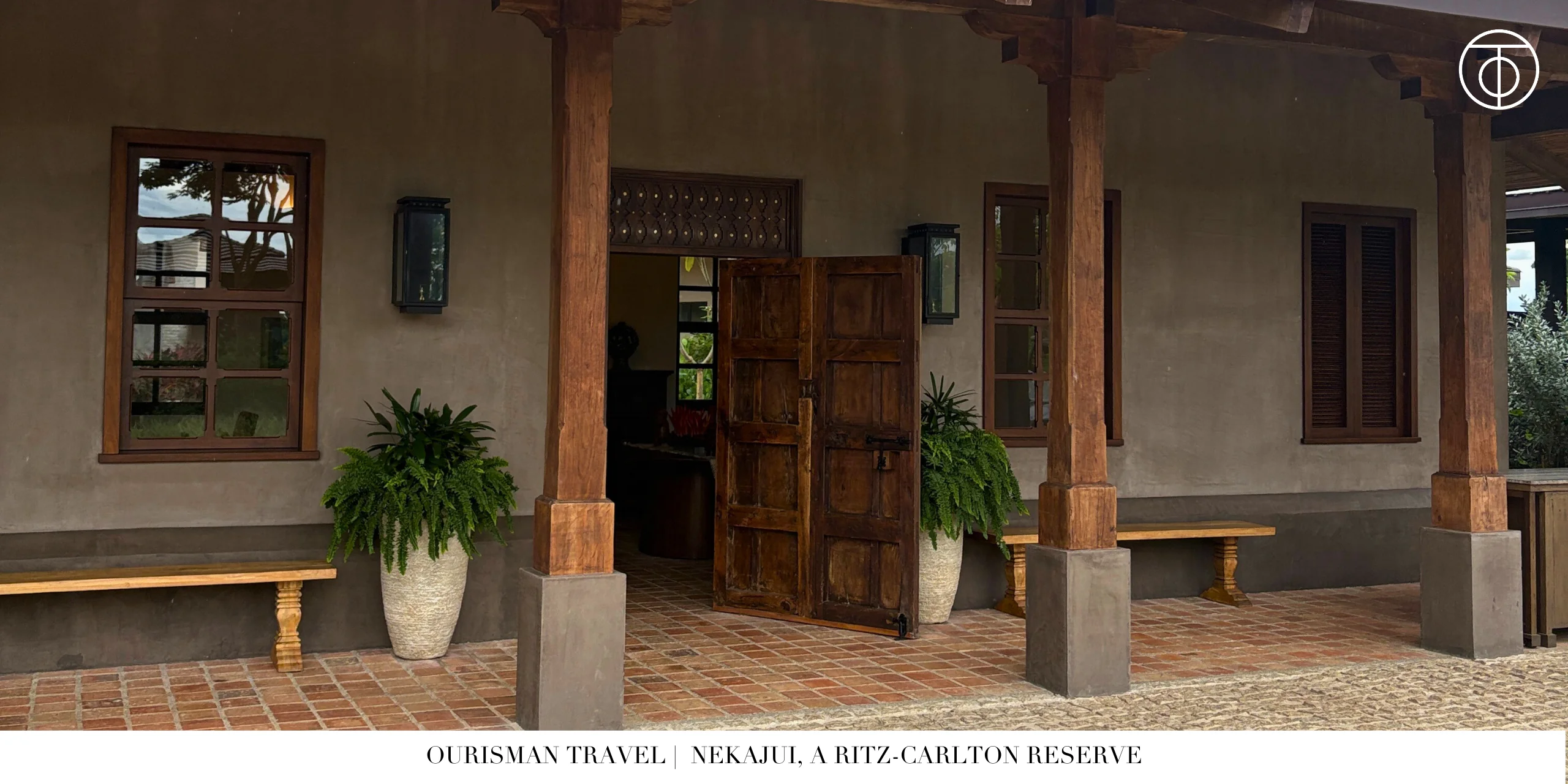 Lobby at Nekajui, a Ritz Carlton Reserve in Costa Rica