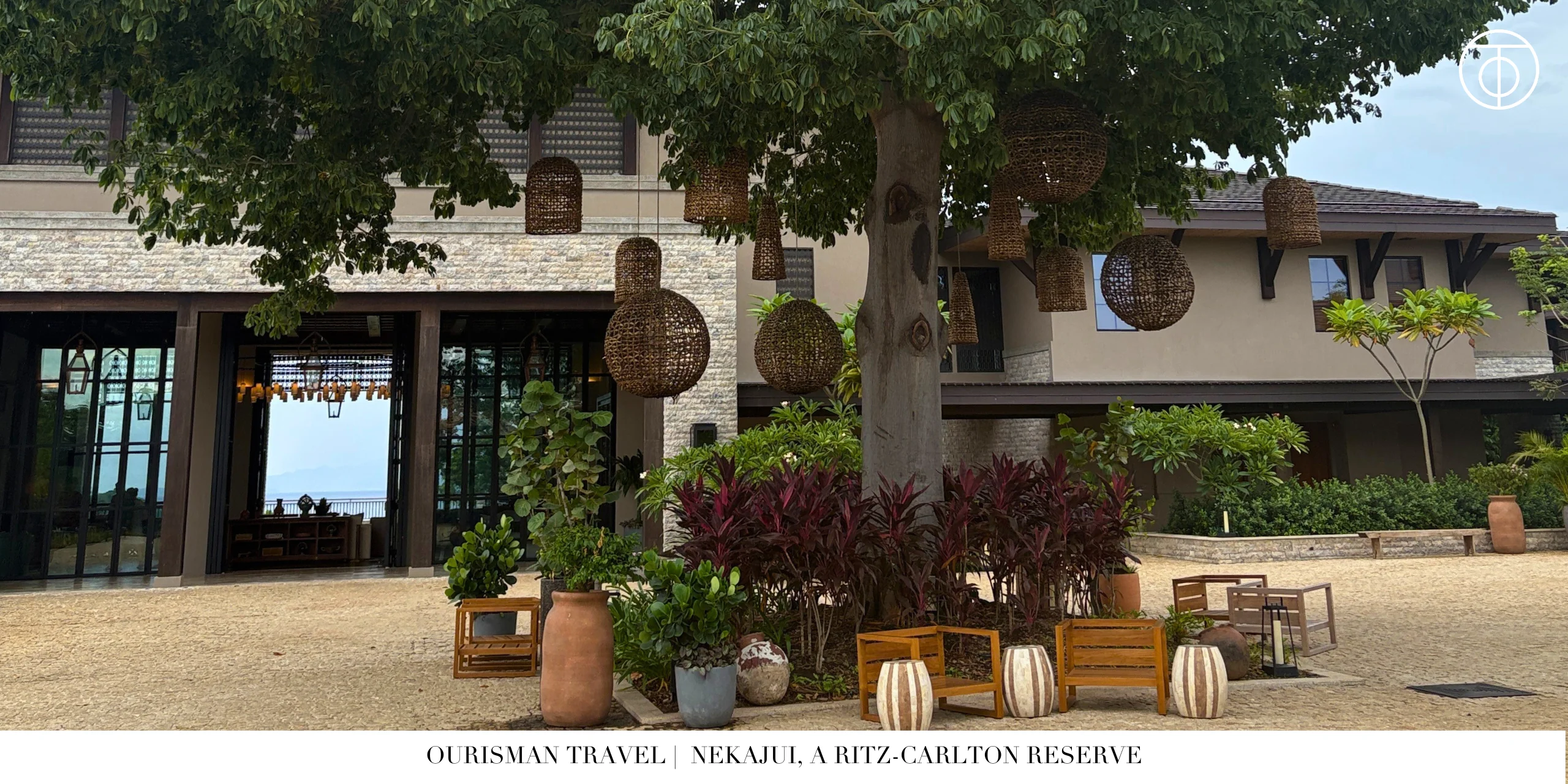 Lobby at Nekajui, a Ritz Carlton Reserve in Costa Rica