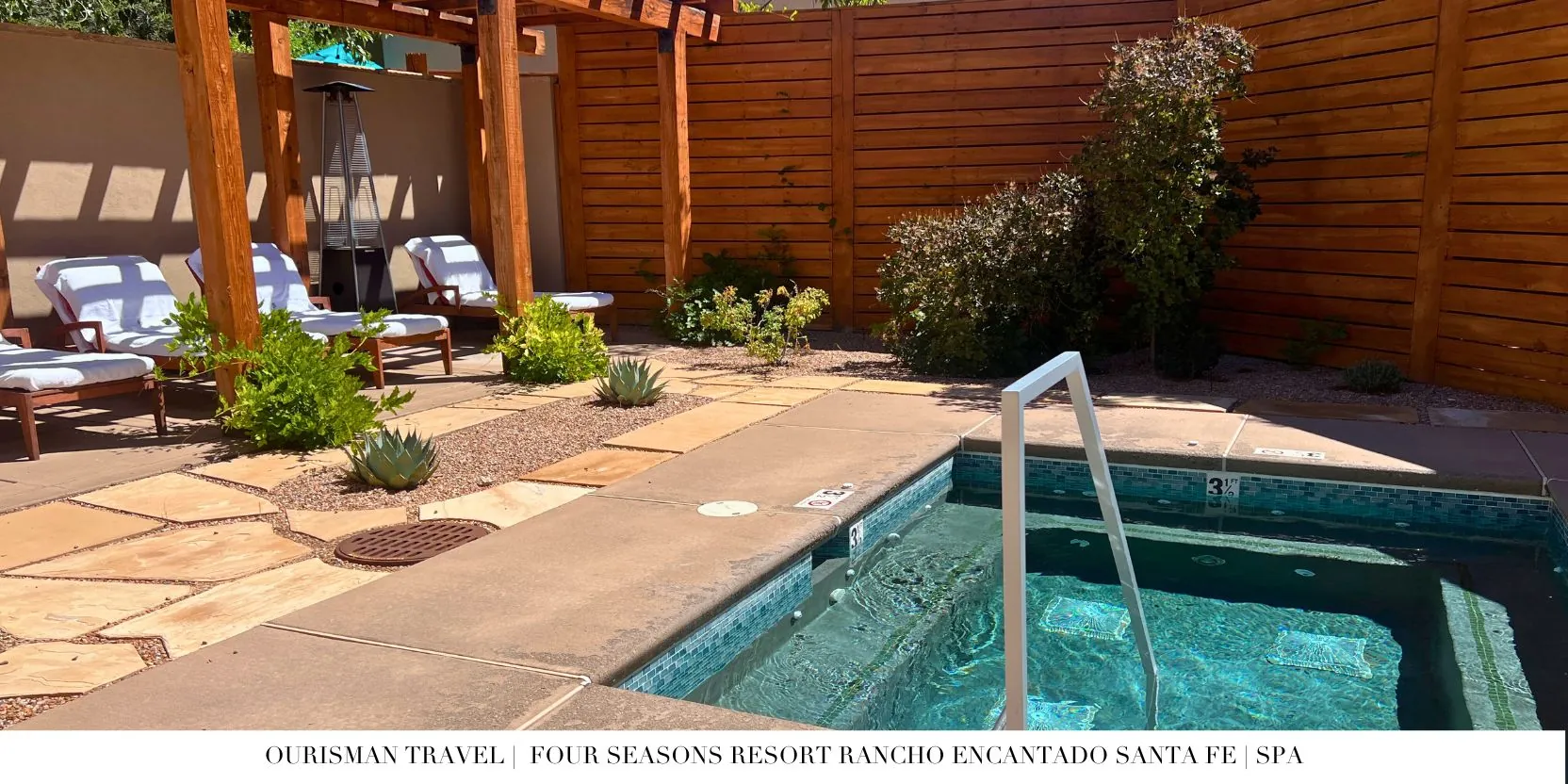 Four Seasons Santa Fe hot tub womens locker room