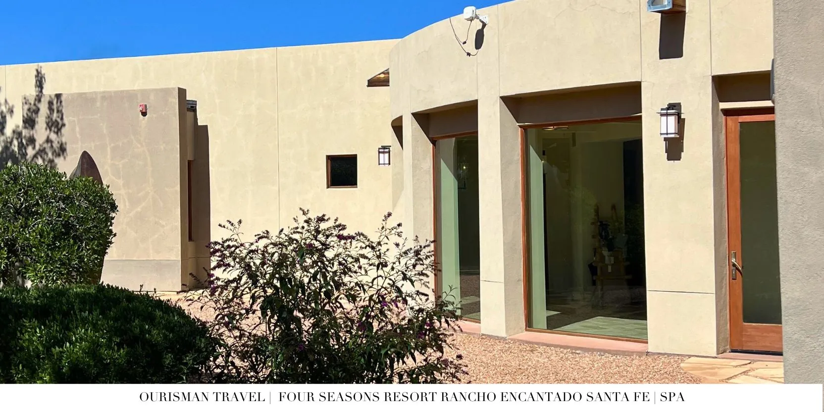Four Seasons Santa Fe spa outdoor area
