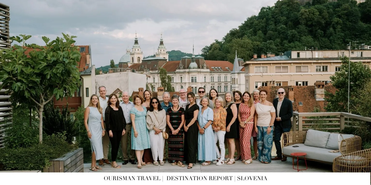 Elite travel advisors exploring Vintgar Gorge Slovenia