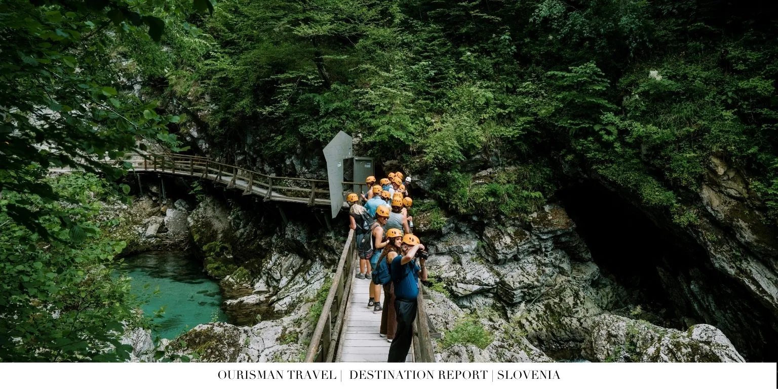 Postojna Cave limestone formations and underground river Slovenia