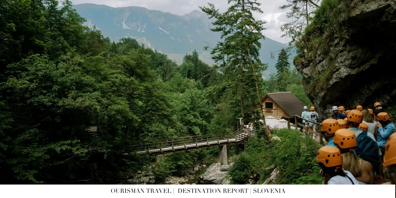 Postojna Cave limestone formations and underground river Slovenia