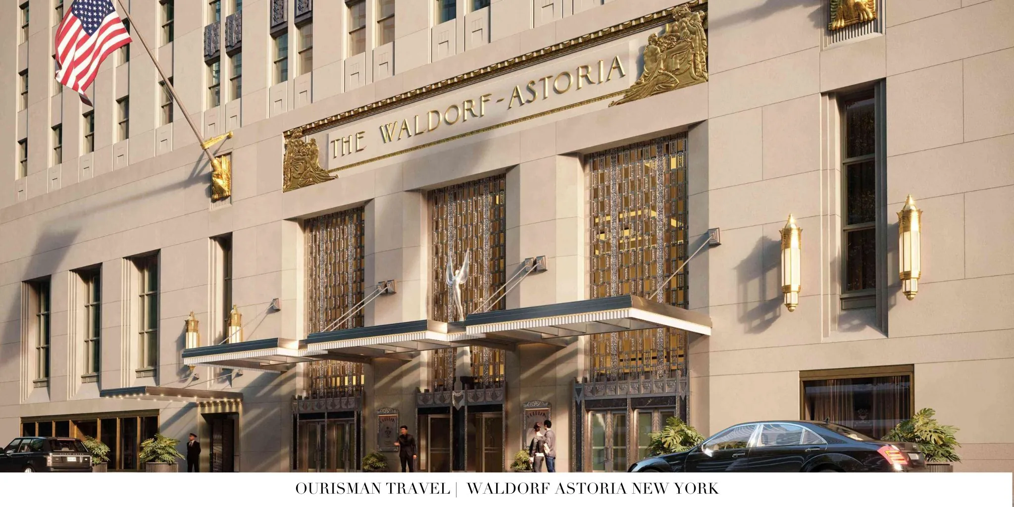 Waldorf Astoria New York Entrance