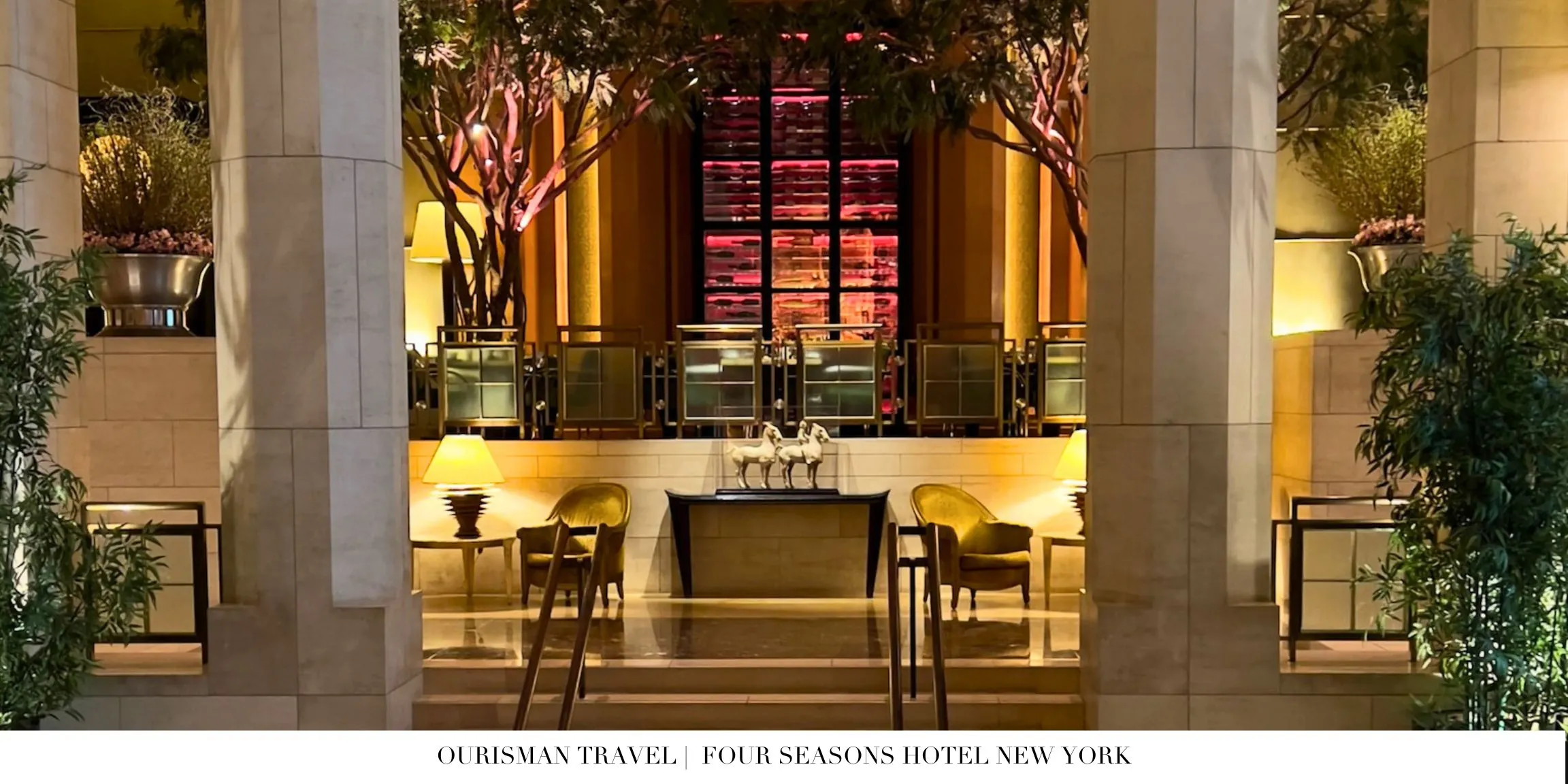 Four Seasons New York Lobby Entrance
