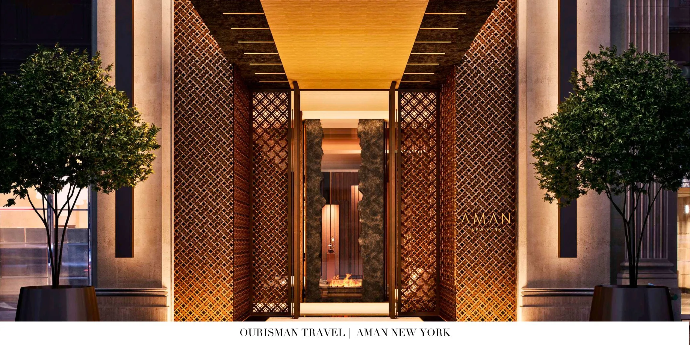 Aman New York Front Entrance