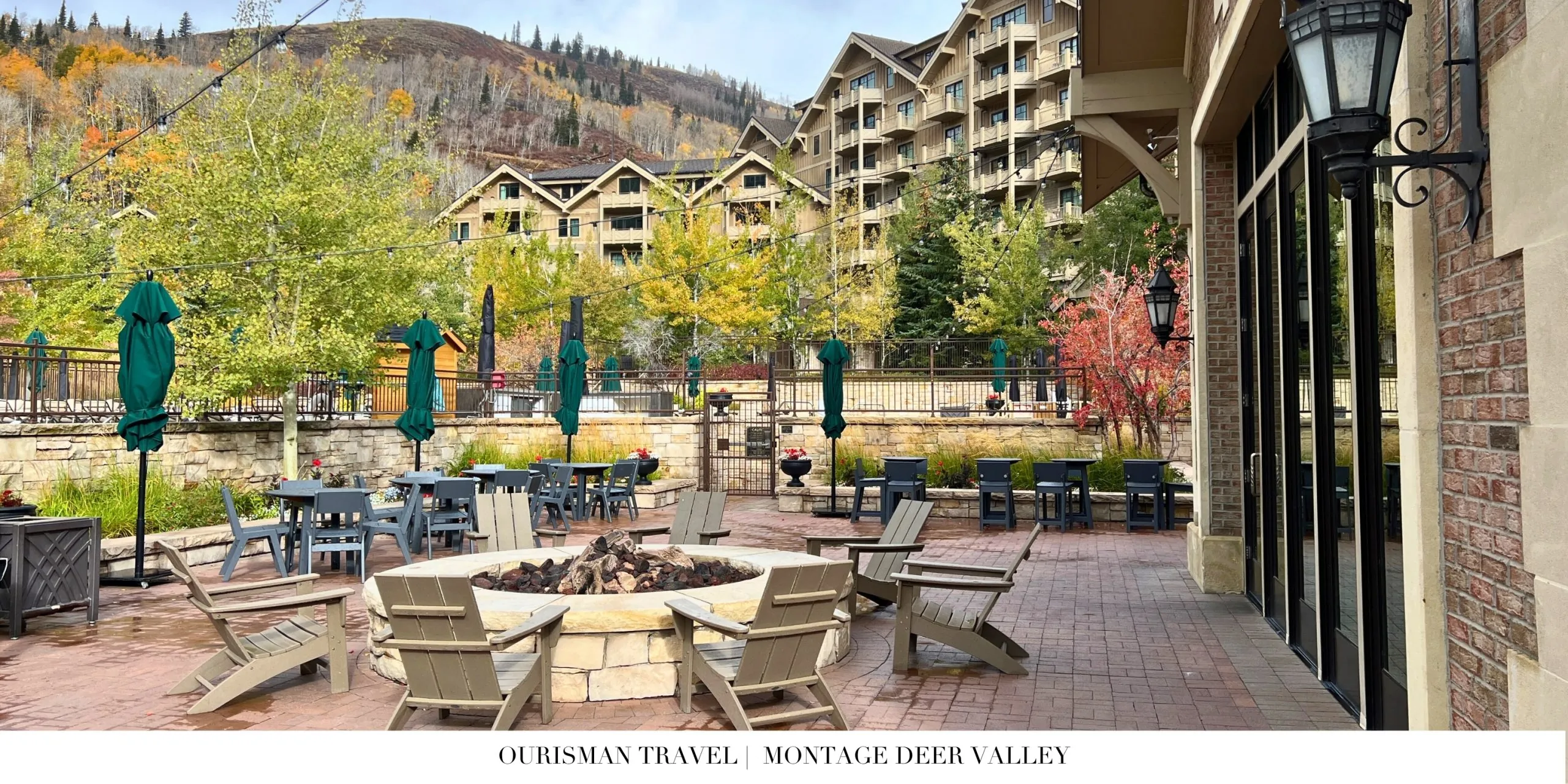 Montage Deer Valley fire pit