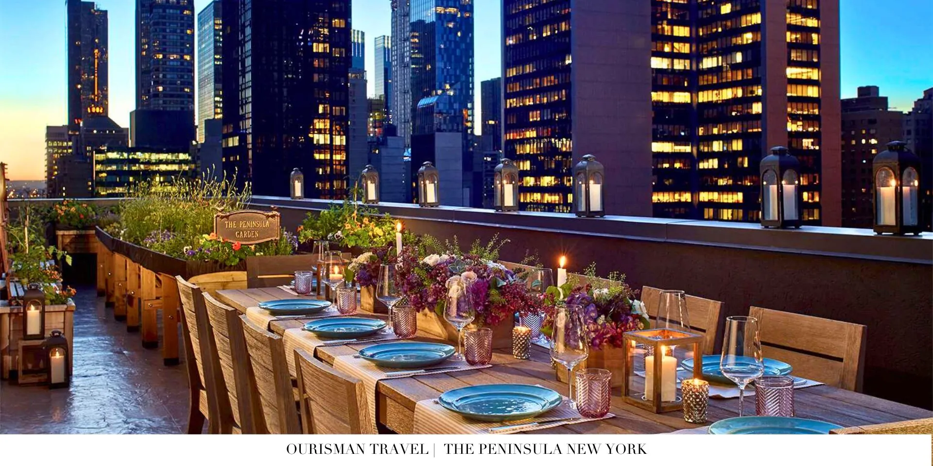 The Peninsula New York Rooftop Dining