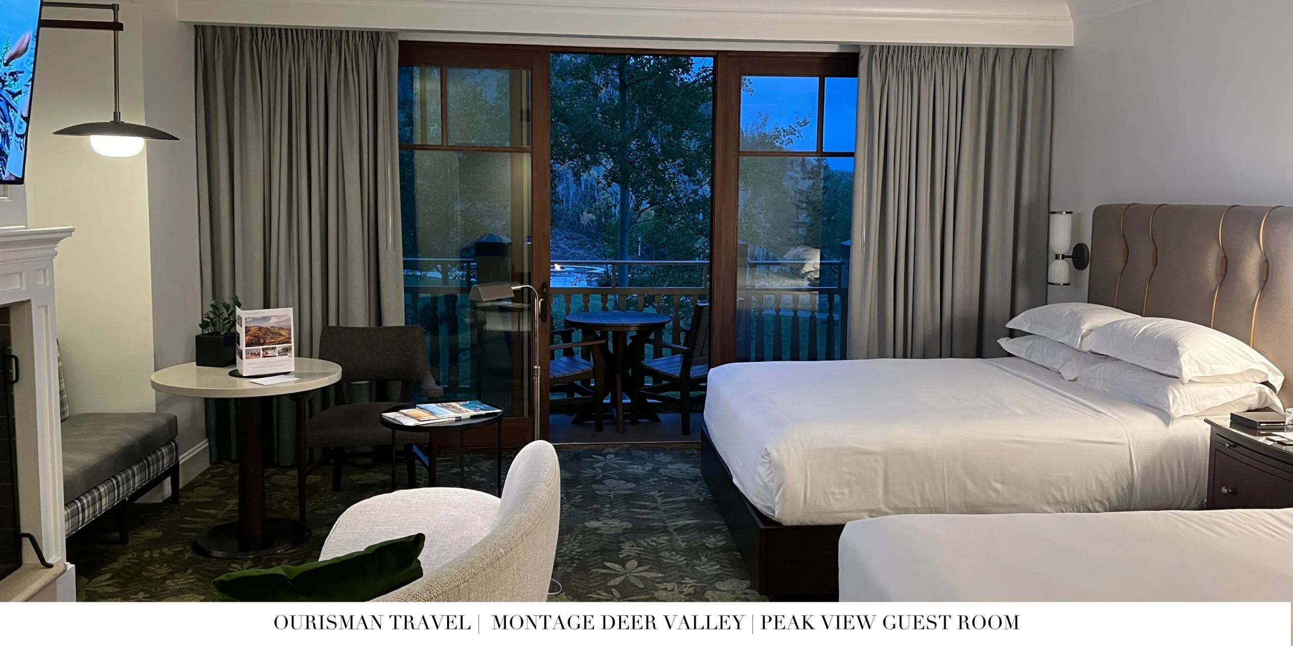 Montage Deer Valley peak view guest room