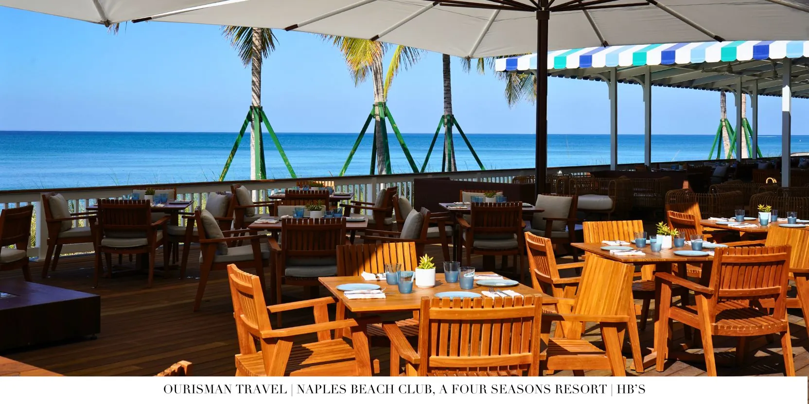 Outdoor Seating Area at HB's at Four Seasons Naples