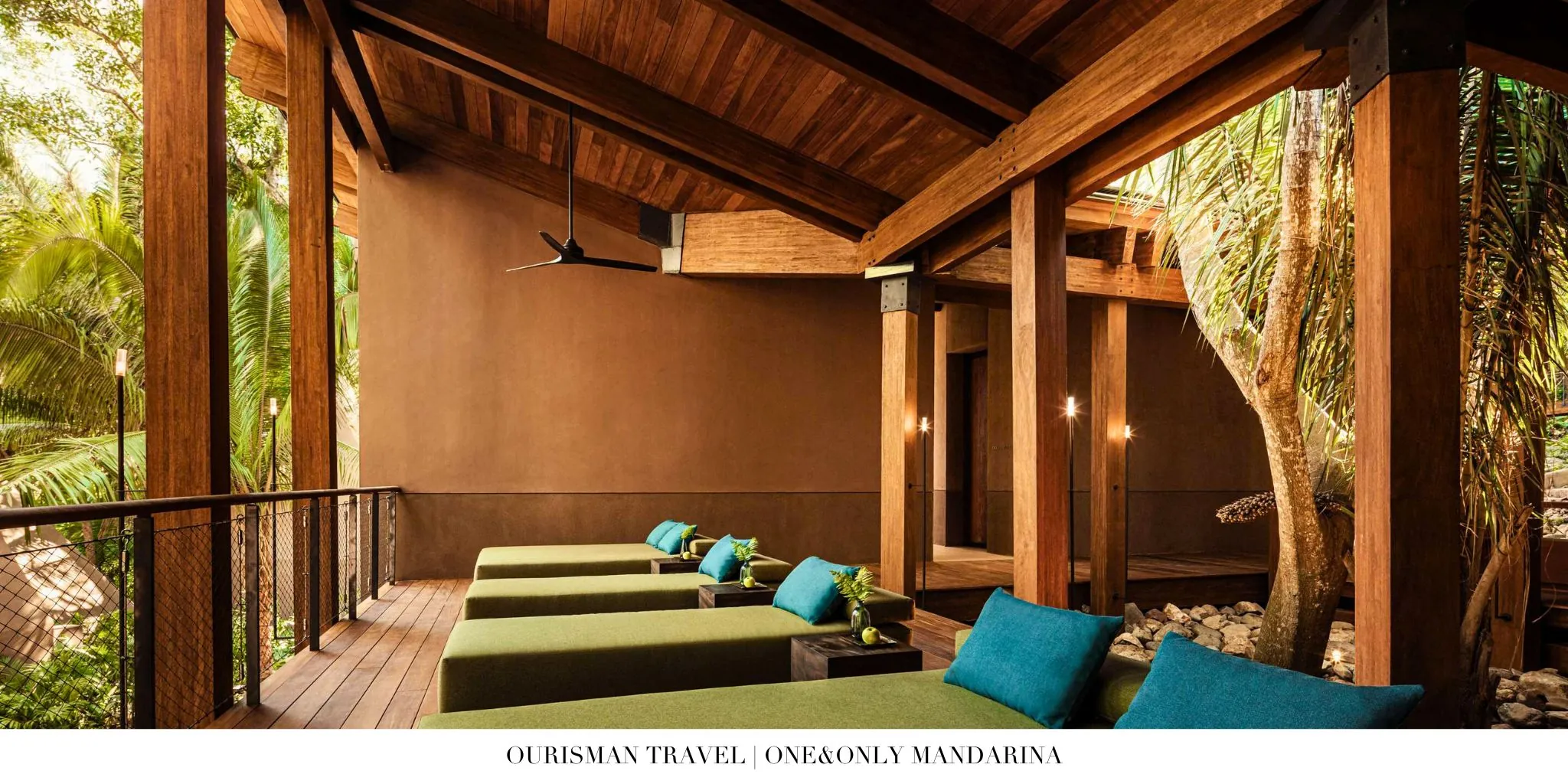 Treetop spa at One&Only Mandarina with jungle views and tranquil setting