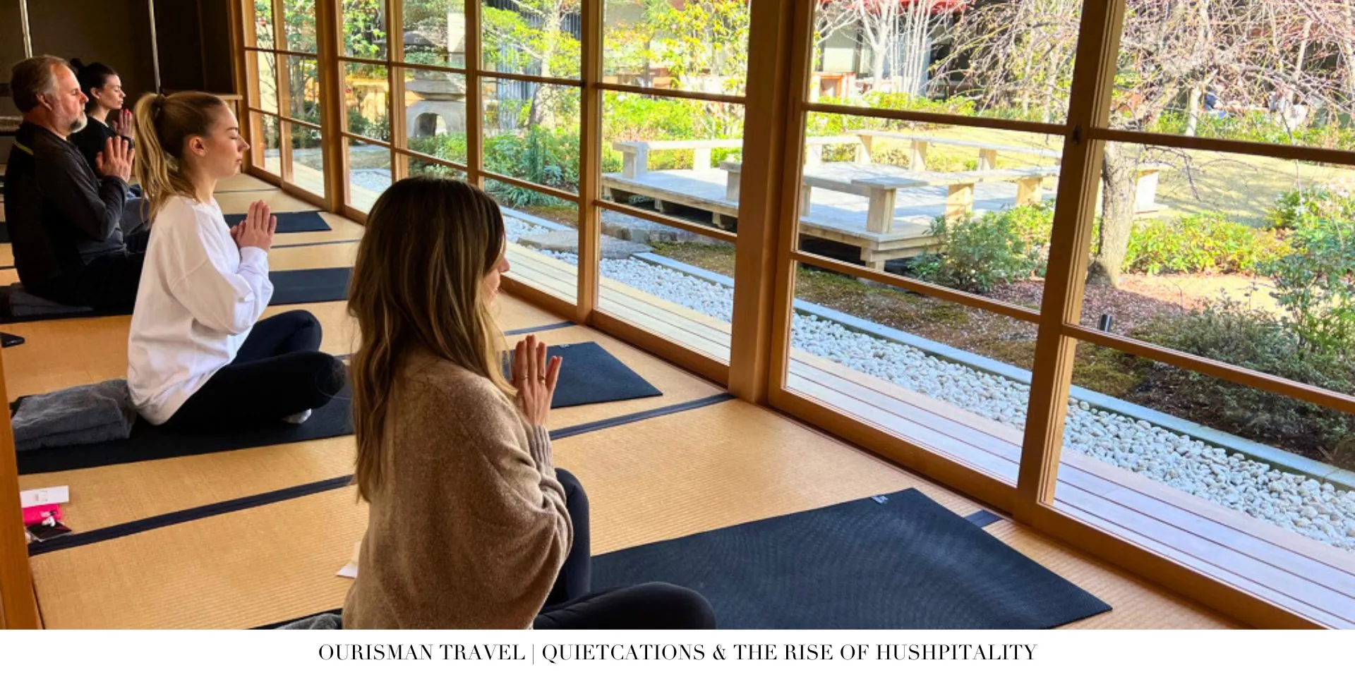 Wellness retreat immersed in nature in Japan with minimalist architectural design